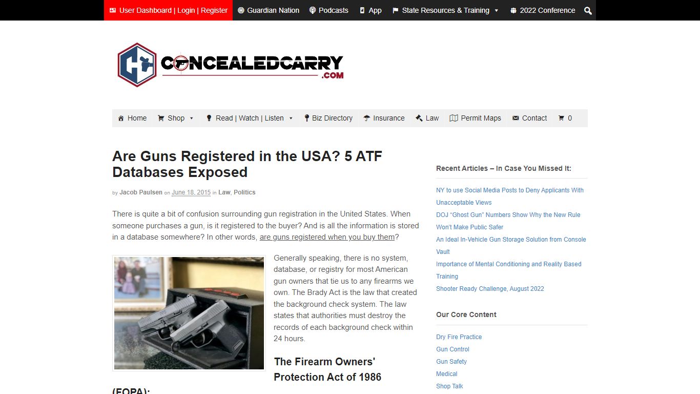 Are Guns Registered in the USA? 5 ATF Databases Exposed